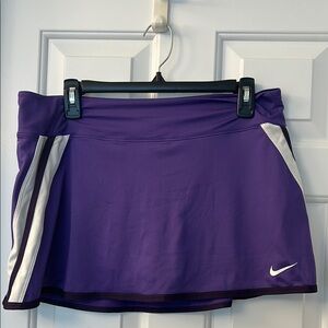 Nike Dri-FIT Purple Skort with White Accents